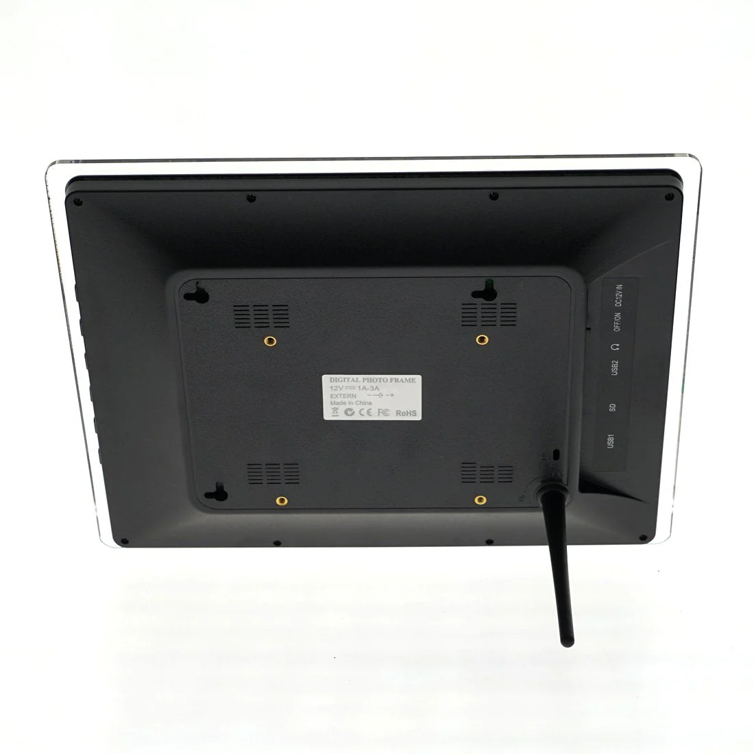 CRONY 12inch Photo Frame HD Digital Picture Frame Supports Music, Video & Film | Black - Image 3