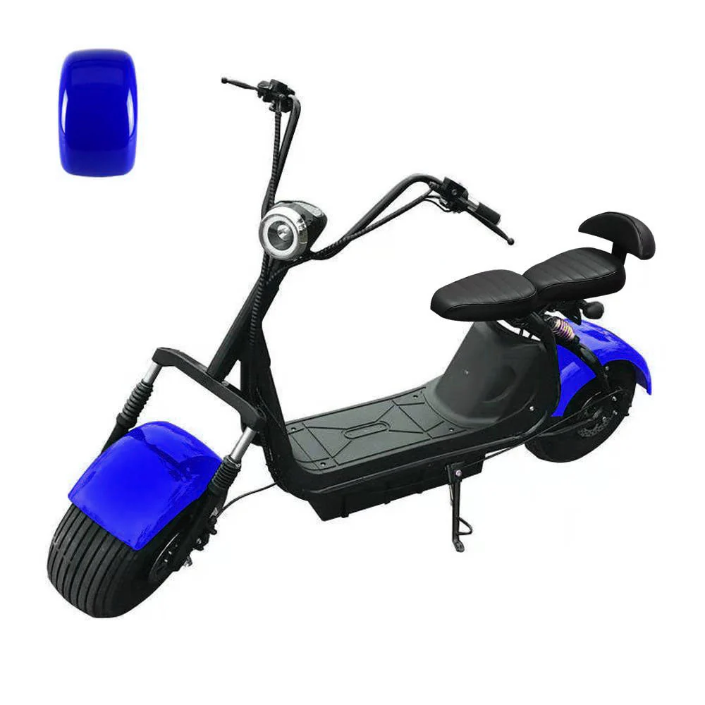 CRONY BIG HARLEY+LI-ion battery+BT+double seat Electric motorcycle | BLUE