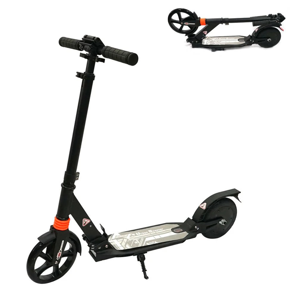 CRONY C2  250W 4AH Children Aluminium Folding Scooter Max Speed 15KM/H Distance 6-10KM Easy Foldable Shock Absorption Front & Rear