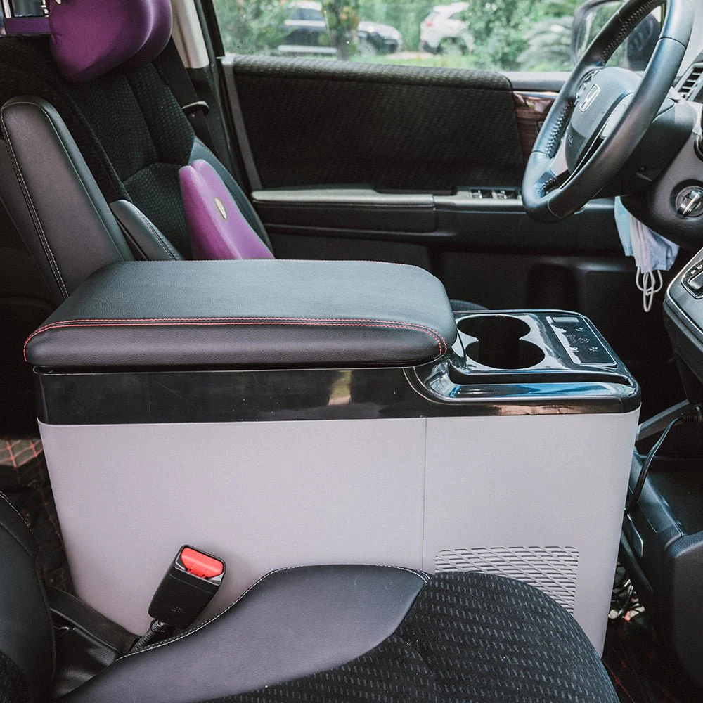 CRONY CF15 15L Vehicle Refrigerator with APP DC 12V  for centre armrest in car truck refrigerator with battery - Image 3