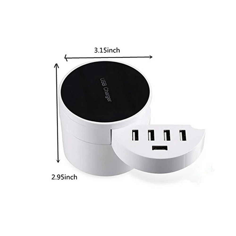 CRONY circle-10 USB Charger Universal 10 USB Port Smart Charger For Mobile Phone Tablet - Image 2