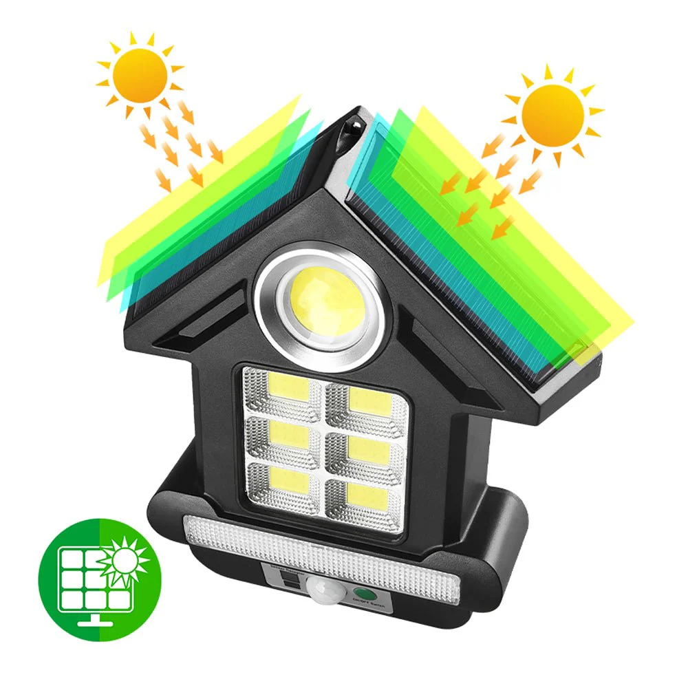 CRONY CL-S180 Solar induction street lamp LED Large Size Solar Street Lights Outdoor IP67 Waterproof with Remote - Image 4