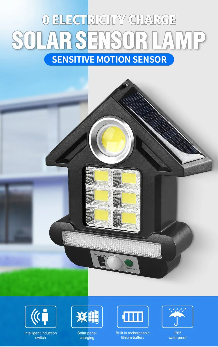 CRONY CL-S180 Solar induction street lamp LED Large Size Solar Street Lights Outdoor IP67 Waterproof with Remote - Image 6