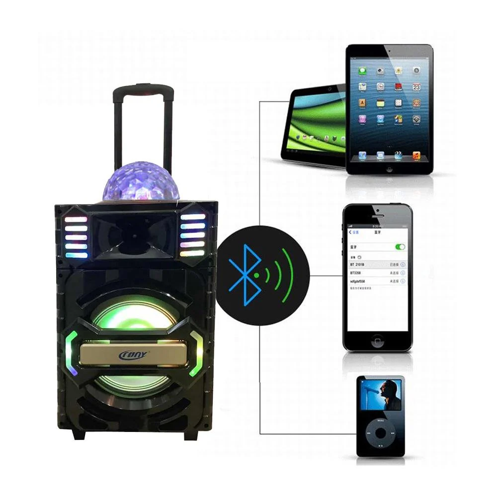 CRONY CN-108DK Speaker willico new amplifier speaker with color light - Image 4
