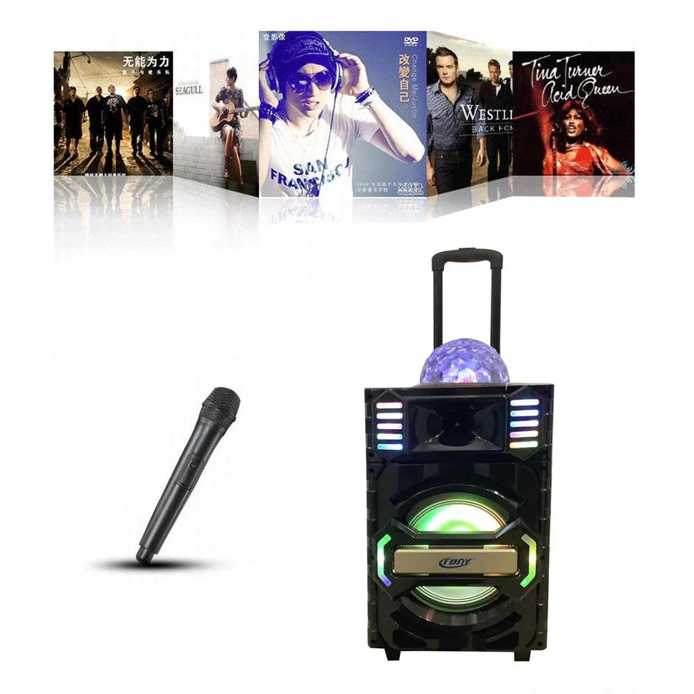 CRONY CN-108DK Speaker willico new amplifier speaker with color light - Image 5
