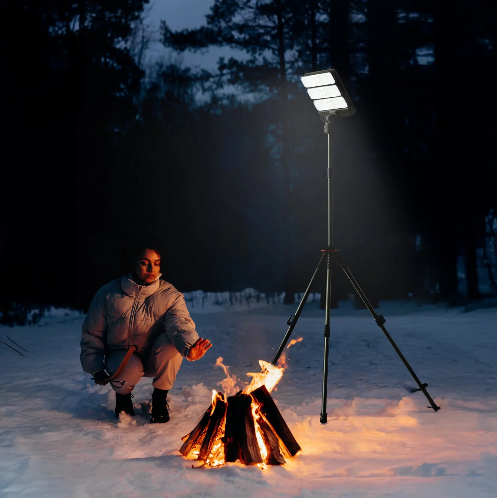 Crony CN-25 High Lumen Solar powered Battery outdoor fishing light Camping LED Light With 3x 5200 mAh Power Bank - Image 5