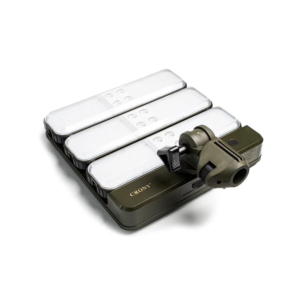 Crony CN-25 High Lumen Solar powered Battery outdoor fishing light Camping LED Light With 3x 5200 mAh Power Bank - Image 8