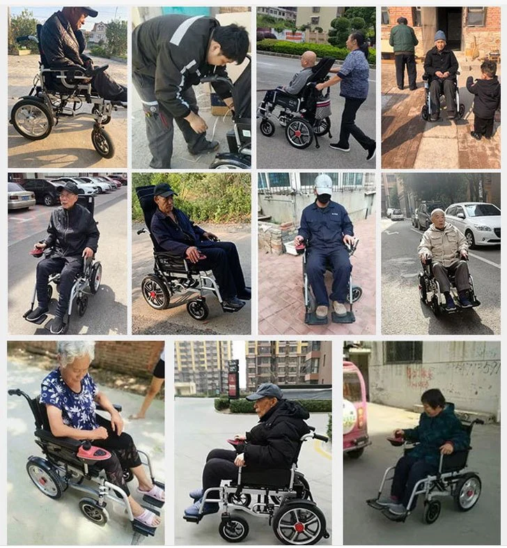CRONY CN-6005+ Widen the version Electric wheelchair with flatlay Fully Lying Backrest Electric Wheelchairs - Image 6