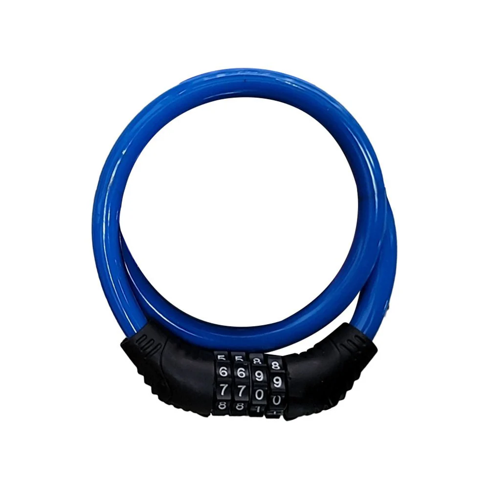 CRONY 4 digit combination lock code clock forBicycles electric bikes  Bike Lock Cable - Image 5