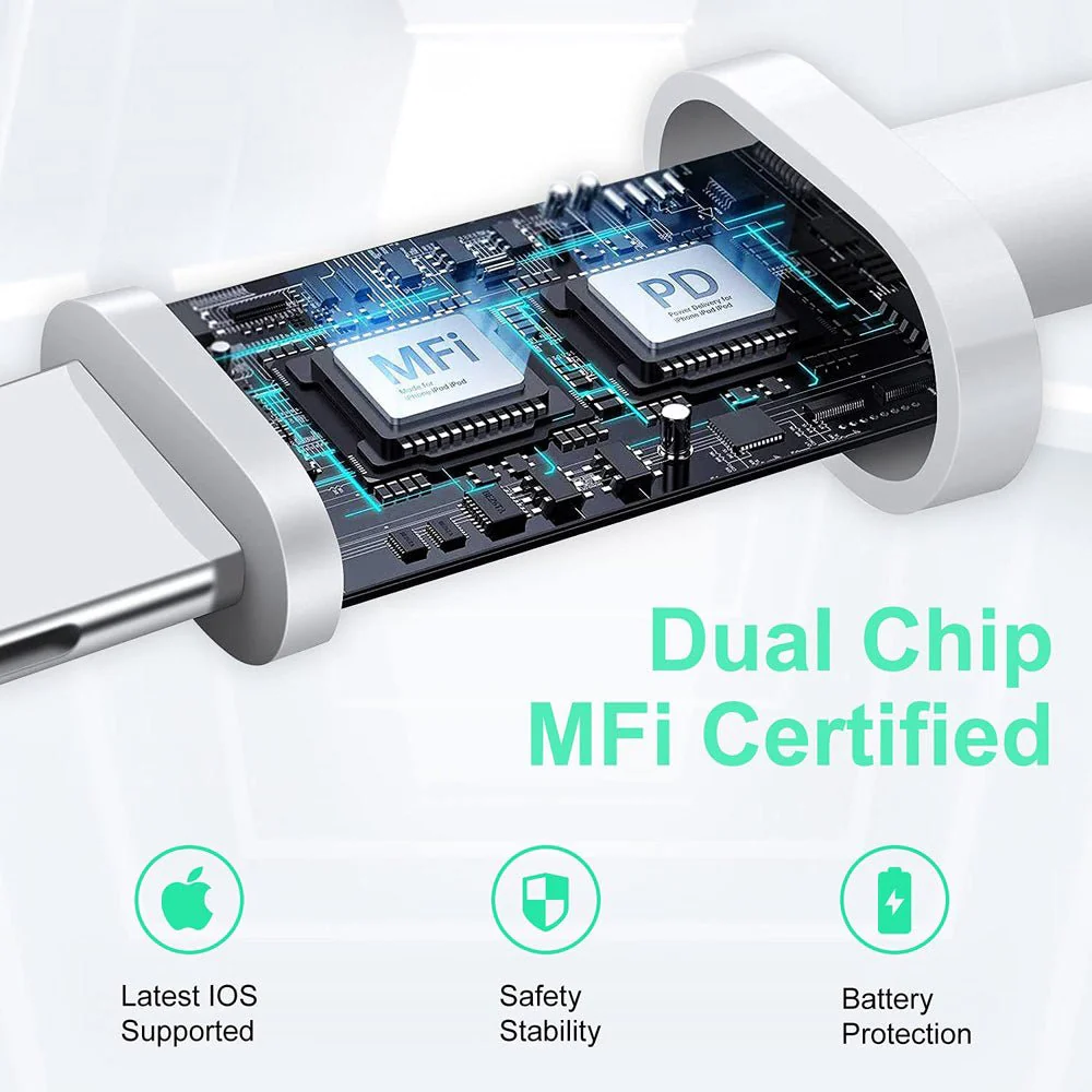 CRONY CR-001 Support Quick Charge&Data C-Lighting Cable 3A - Image 5
