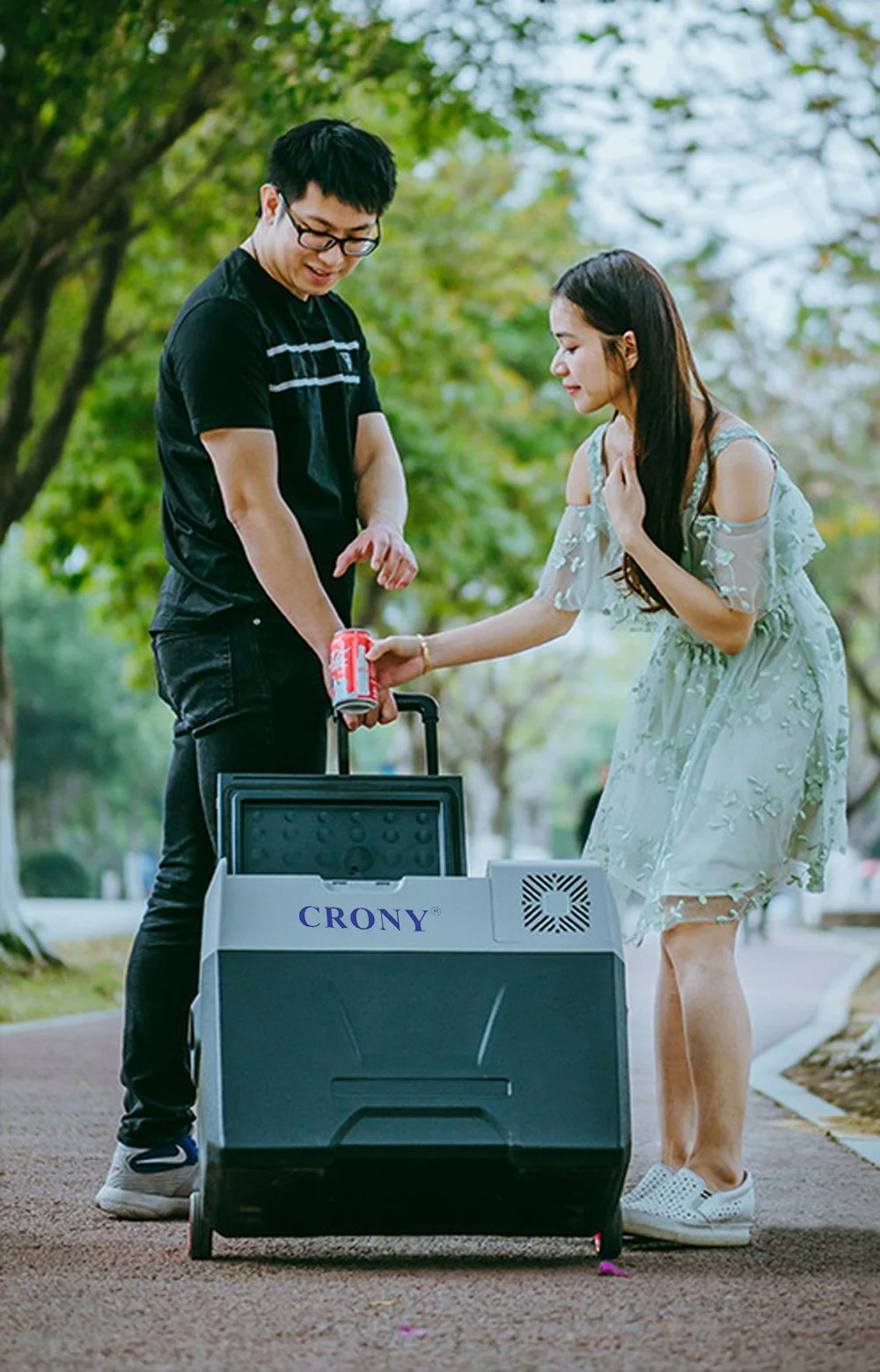 CRONY Car Refrigerator 50L ECX50 Lithium Battary Truck Portable Freezer Cooler AC/DC Compressor Fridge - Image 9
