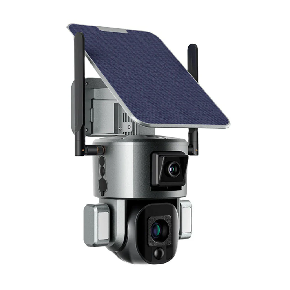 CRONY D5 4G-4K-8MP Solar Dual Linkage Battery PTZ Camera  8MP Wireless CCTV Camera Outdoor IP66 Waterproof Solar Dual Camera - Image 11