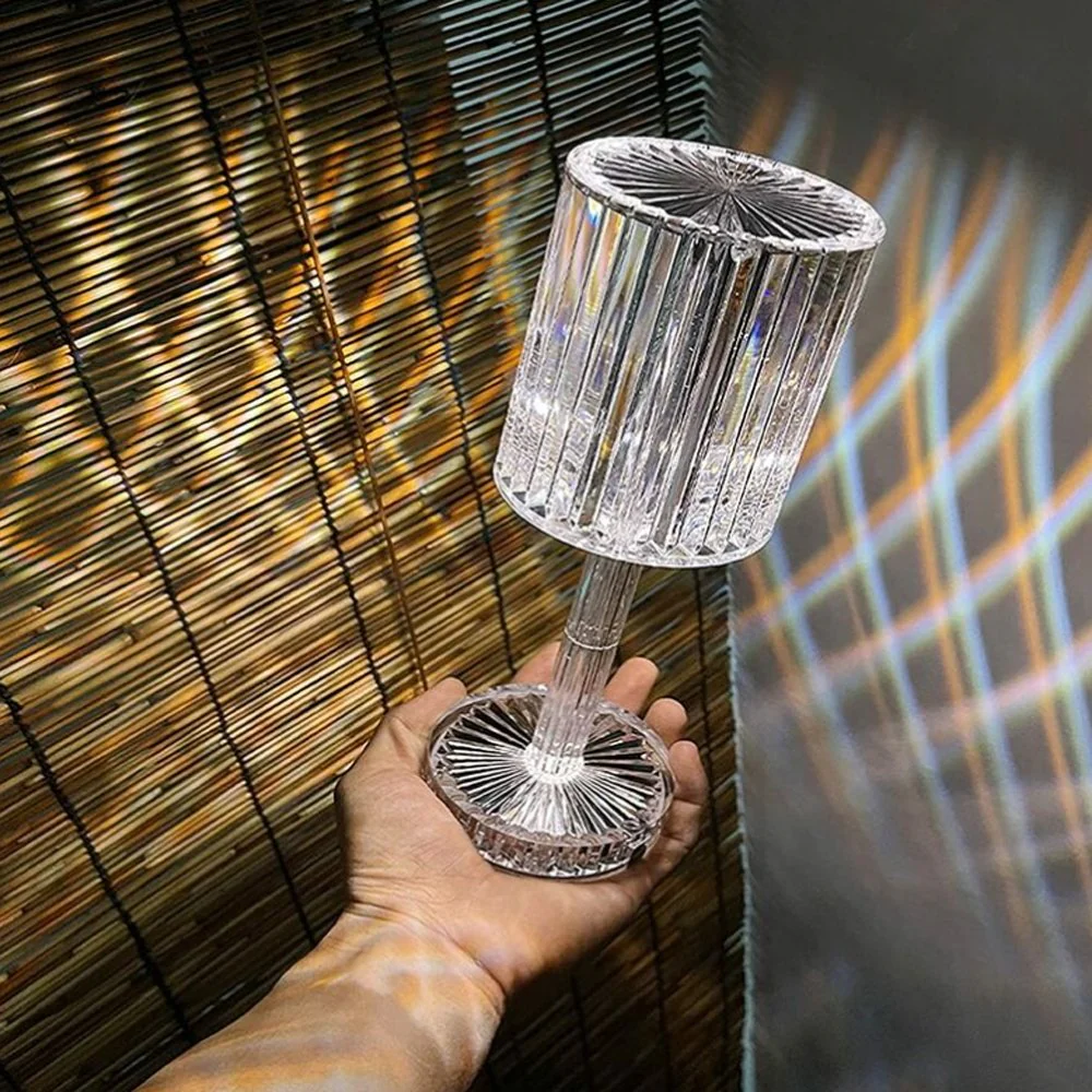CRONY Diamond lamp 16 color RGB touch color + remote and recharge Crystal Diamond Table Lamp - Image 10