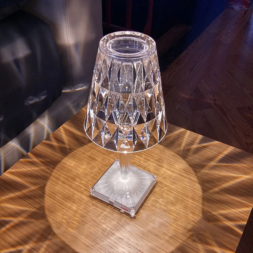 CRONY Diamond lamp 16 color RGB touch color + remote and recharge Crystal Diamond Table Lamp - Image 5