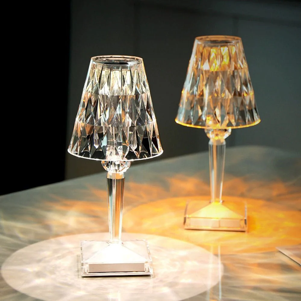 CRONY Diamond lamp 16 color RGB touch color + remote and recharge Crystal Diamond Table Lamp - Image 7