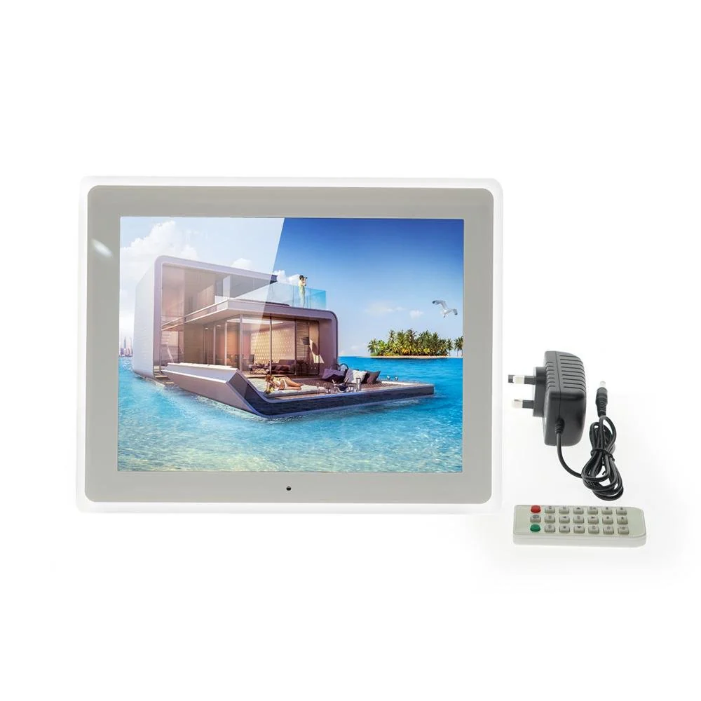Crony 12inch Photo Frame Best Video Photo Frame,  HD Digital Picture Frame Supports Music, Video & Film -White - Image 4