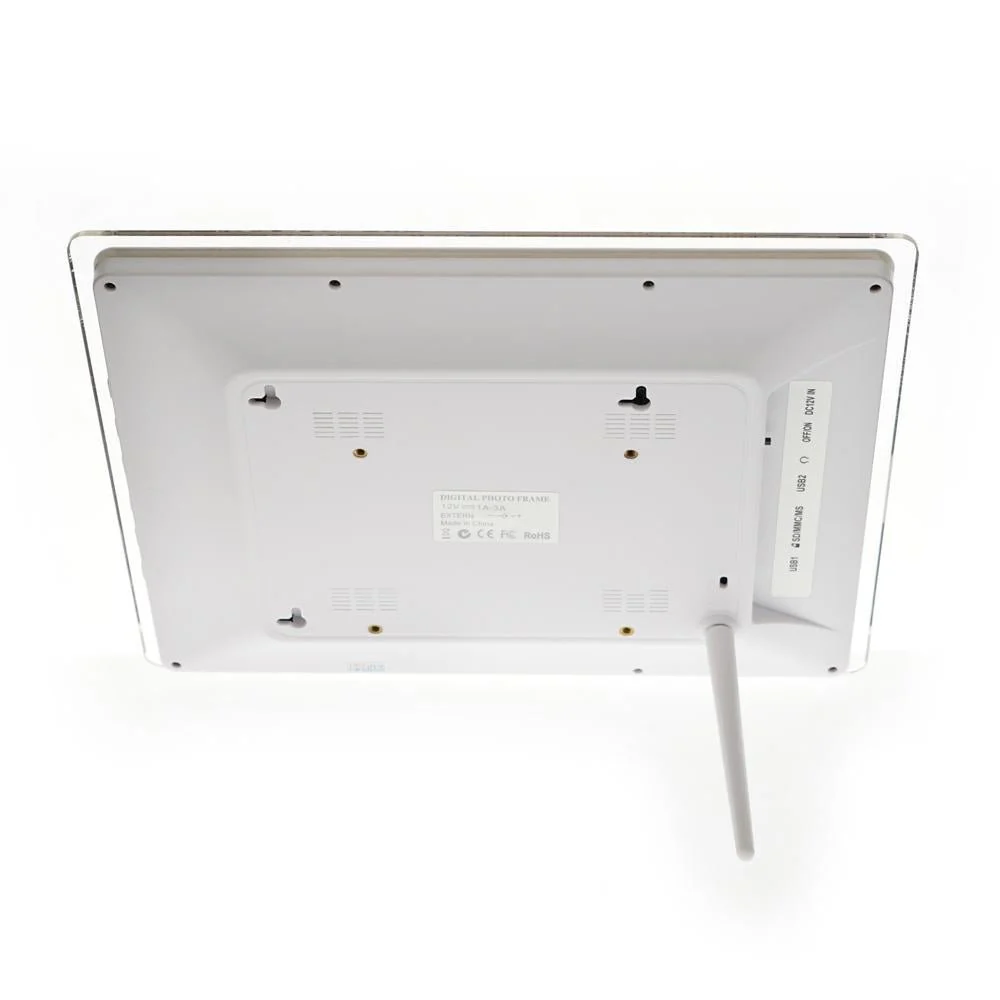 Crony 12inch Photo Frame Best Video Photo Frame,  HD Digital Picture Frame Supports Music, Video & Film -White - Image 5
