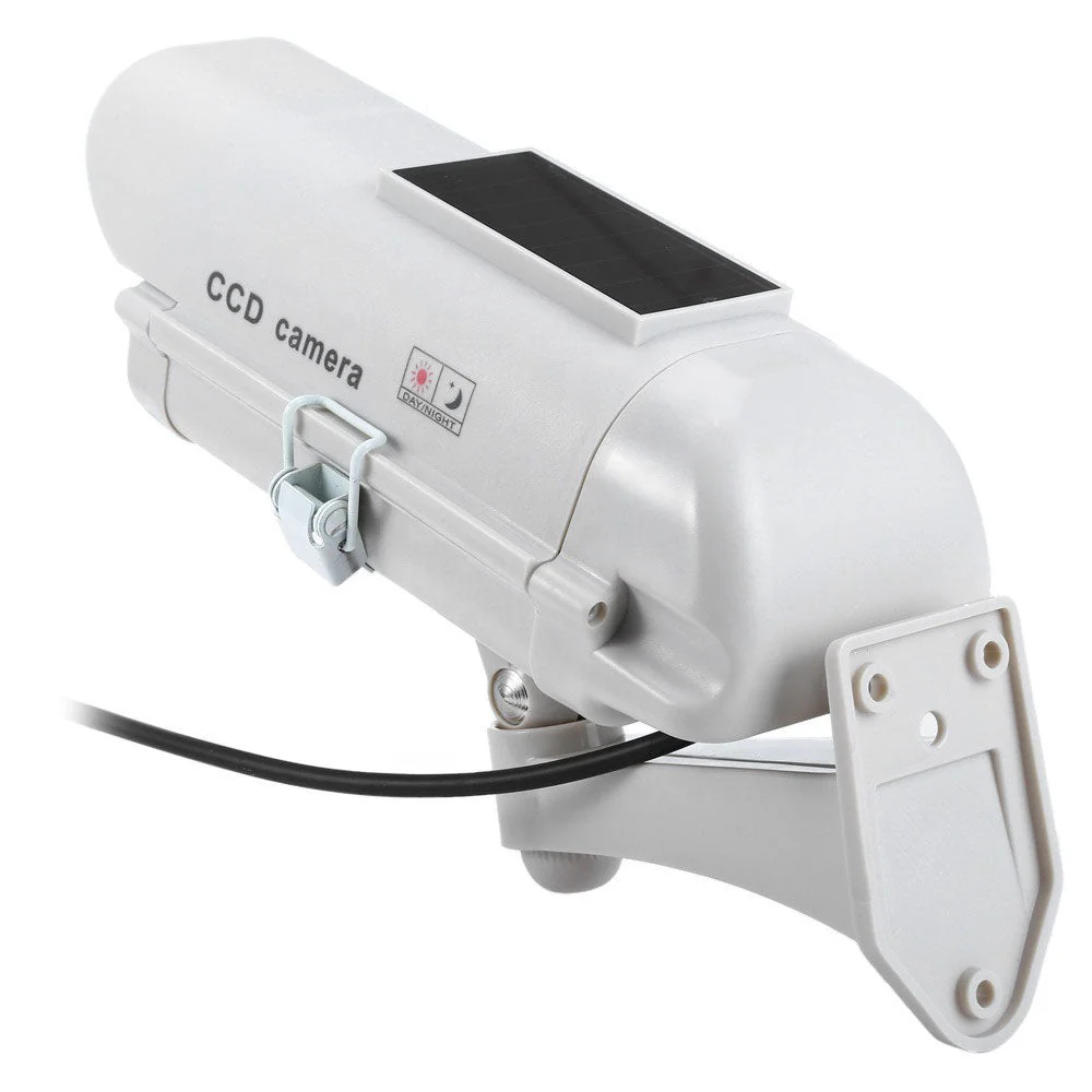 CRONY Dummy Solar Powered Camera Solar Powered Dummy CCTV Camera Solar Dummy Decoy Camera - Image 4