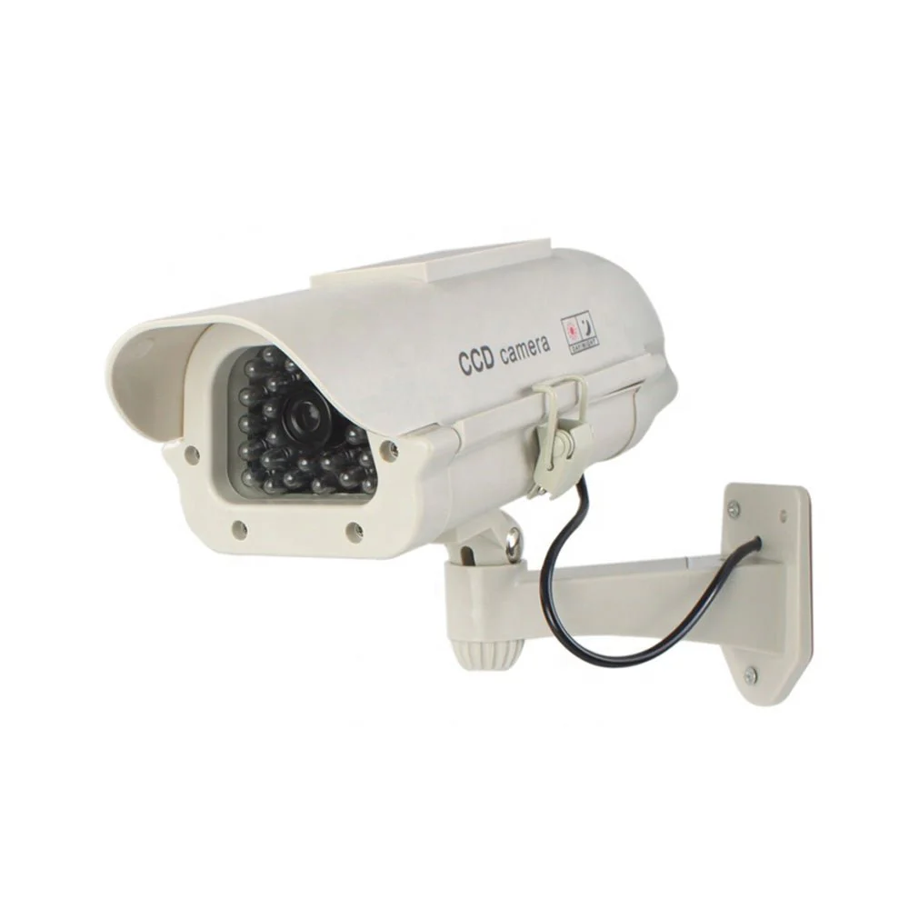 CRONY Dummy Solar Powered Camera Solar Powered Dummy CCTV Camera Solar Dummy Decoy Camera - Image 5