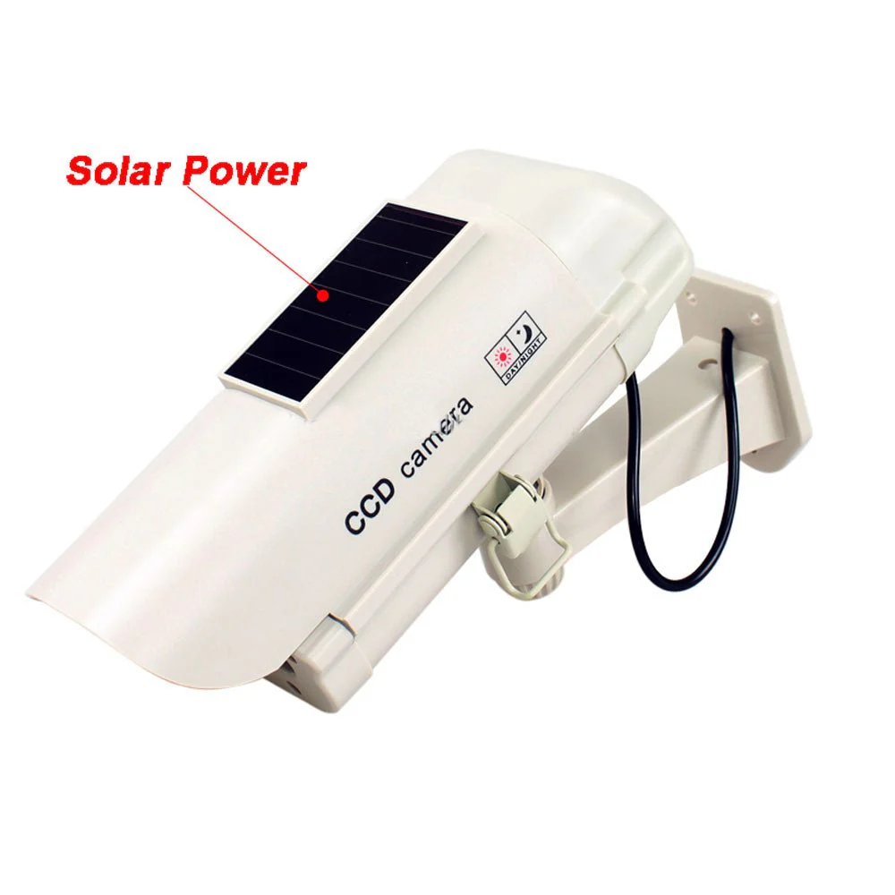CRONY Dummy Solar Powered Camera Solar Powered Dummy CCTV Camera Solar Dummy Decoy Camera - Image 7