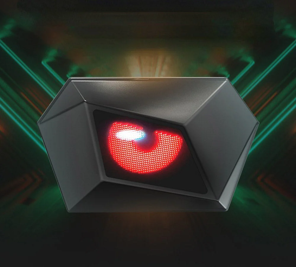 CRONY Eye of the devil LED Display Backpack Devil's Eye Travel Bag Bluetooth Waterproof Hard Shell Cool Motorcycle Riding Led Knight Backpacks - Image 10