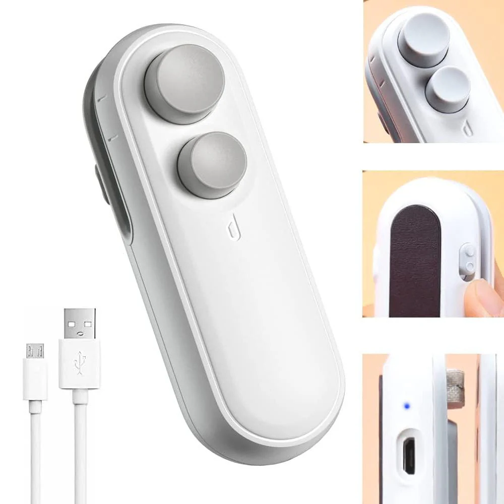 CRONY F2 Dual purpose mini sealer Mini Bag Sealer 2 in 1 Seal Cutter Heat Sealers USB Charging Portable Bag Resealer - Image 2