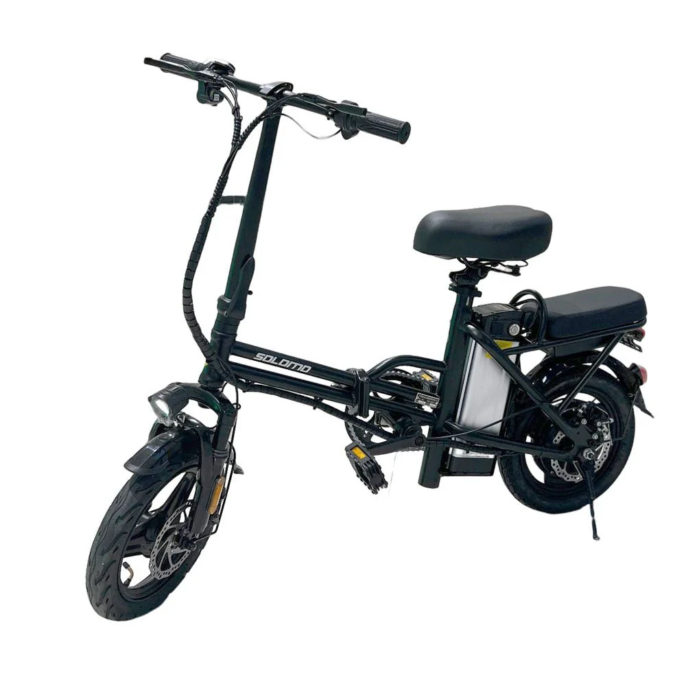 CRONY  F6 Electric Folding Bike  14 inch folding electric bicycle mini battery car small electric car instead of lithium battery - Image 12