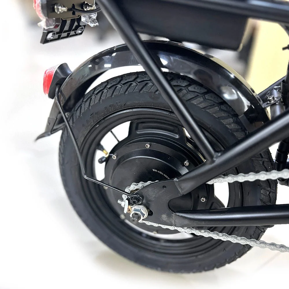 CRONY  F6 Electric Folding Bike  14 inch folding electric bicycle mini battery car small electric car instead of lithium battery - Image 4