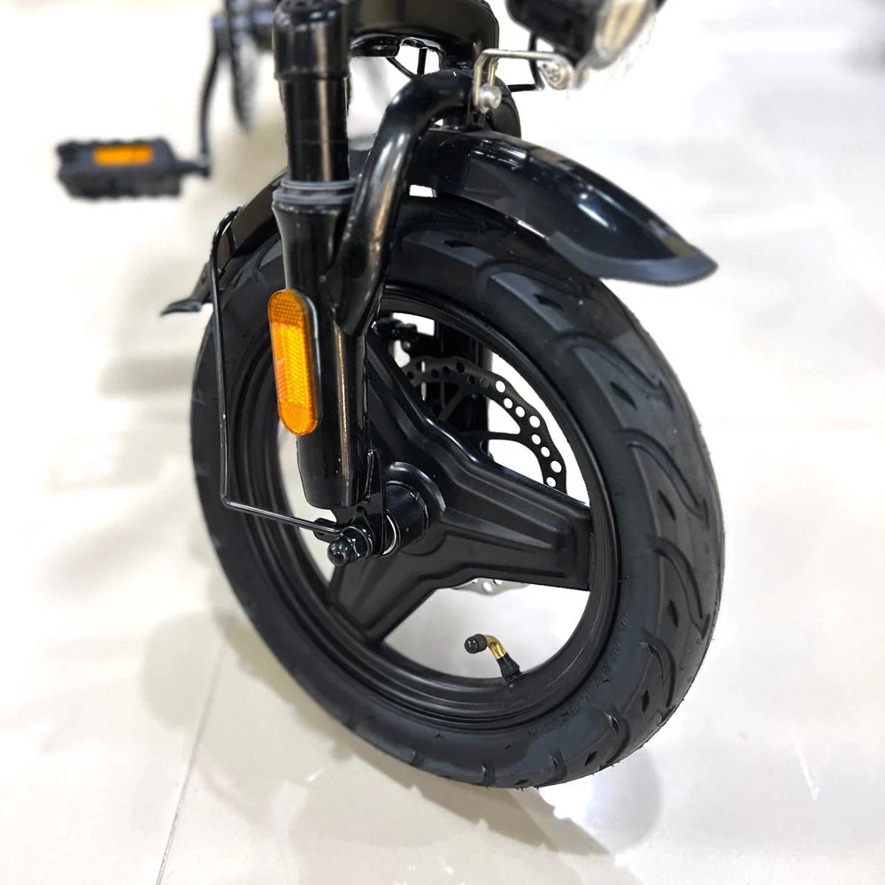 CRONY  F6 Electric Folding Bike  14 inch folding electric bicycle mini battery car small electric car instead of lithium battery - Image 5