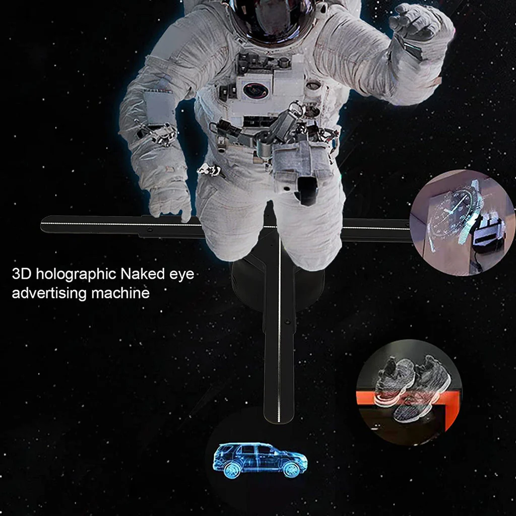 CRONY Hologram Advertising 596 light 50cm with BT+WIFI Fan Screen - Image 7