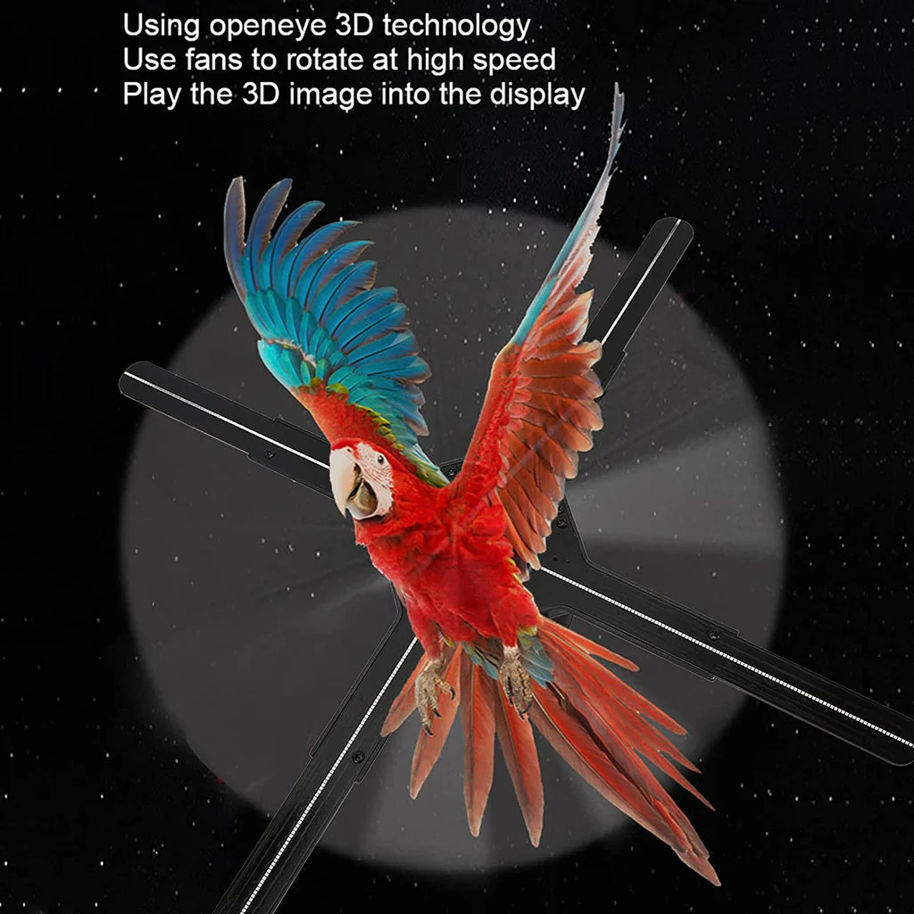 CRONY Hologram Advertising 596 light 50cm with BT+WIFI Fan Screen - Image 8