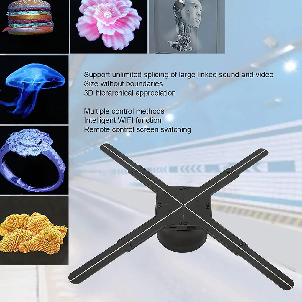 CRONY Hologram Advertising 596 light 50cm with BT+WIFI Fan Screen - Image 9