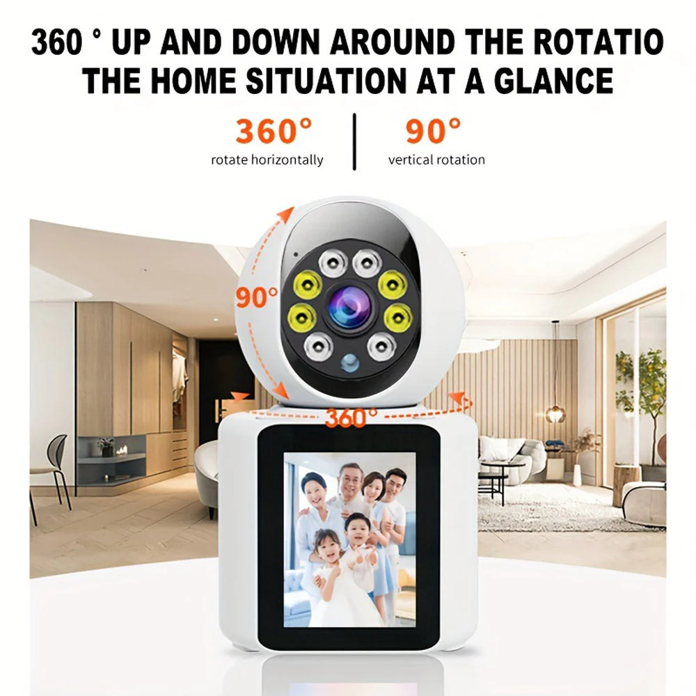 CRONY  IV-20 V360Pro APP 1080P Video Calling WIFI HD Camera One-Click Video Calling Infrared Night Vision Video Baby Monitoring Camera - Image 10
