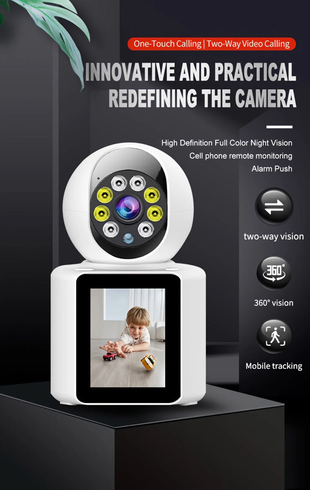 CRONY  IV-20 V360Pro APP 1080P Video Calling WIFI HD Camera One-Click Video Calling Infrared Night Vision Video Baby Monitoring Camera - Image 13