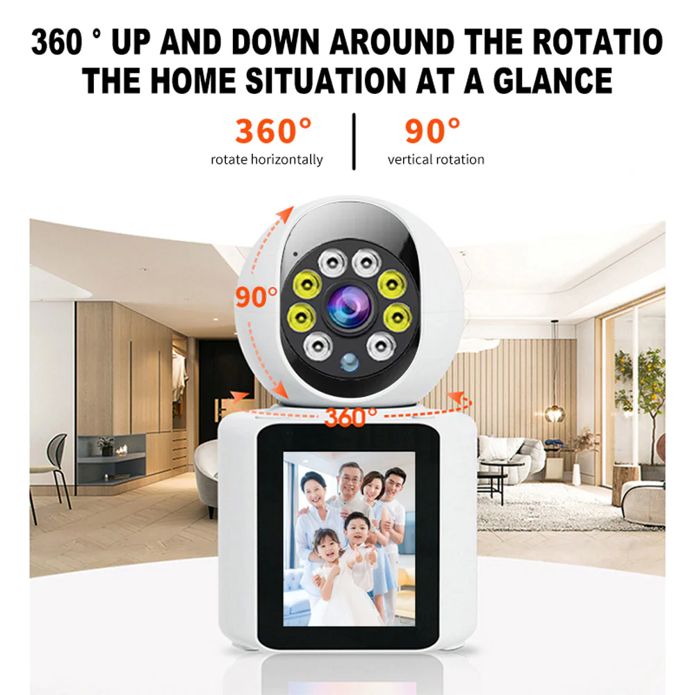 CRONY  IV-20 V360Pro APP 1080P Video Calling WIFI HD Camera One-Click Video Calling Infrared Night Vision Video Baby Monitoring Camera - Image 26