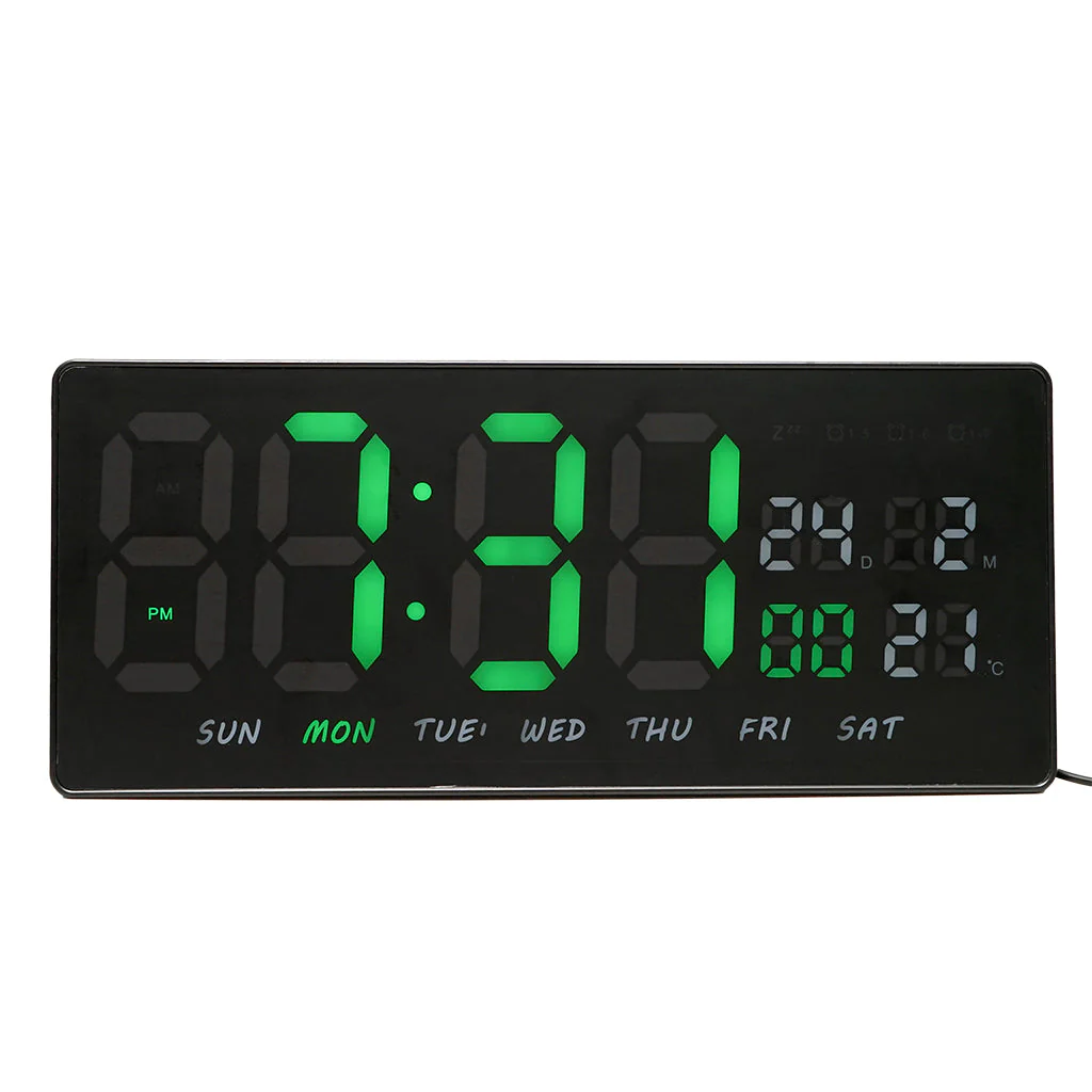 CRONY JH-3604 Led Digital Calender Clock - Image 2