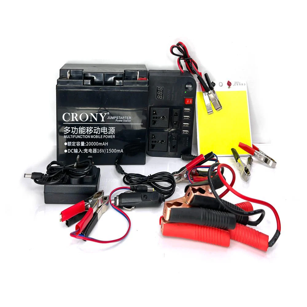 CRONY NEW K20+ K20 Multi-function mobile power supply With inverter Power Bank - Image 4