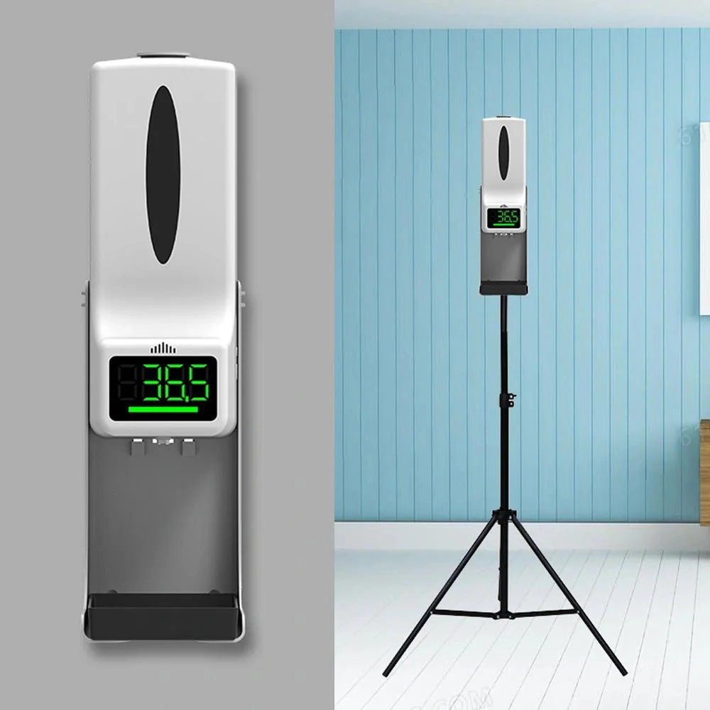 CRONY K9 Pro X Automatic Temperature Measurement&Disinfection Mach Intelligent Sensor Soap Dispenser with Thermometer Infrared Thermometer Dispenser - Image 5