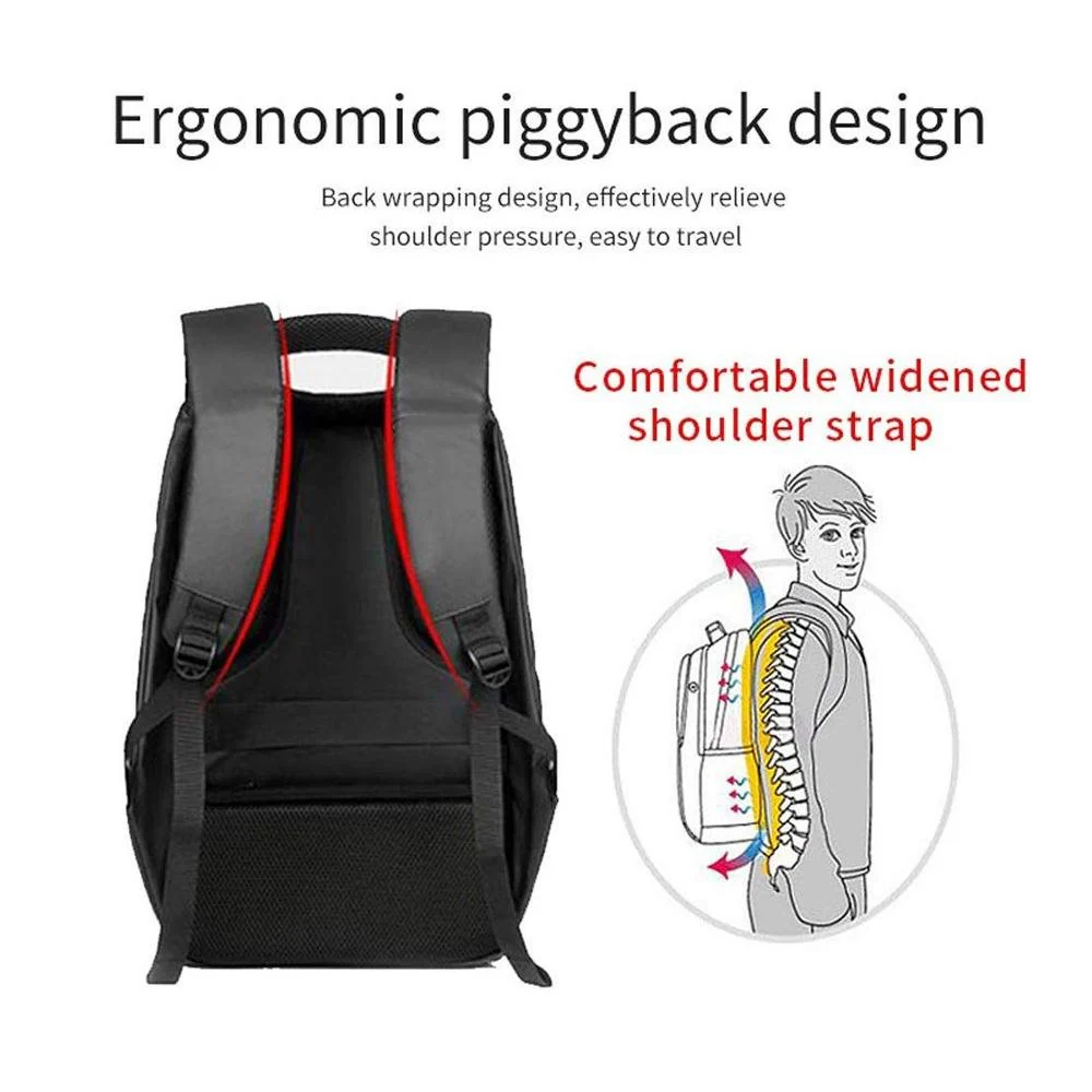 CRONY LED display backpack us-b002 LED Fashion Novelty Smart Style waterproof Laptop Backpack Creative Christmas Gift School Bag - Image 9
