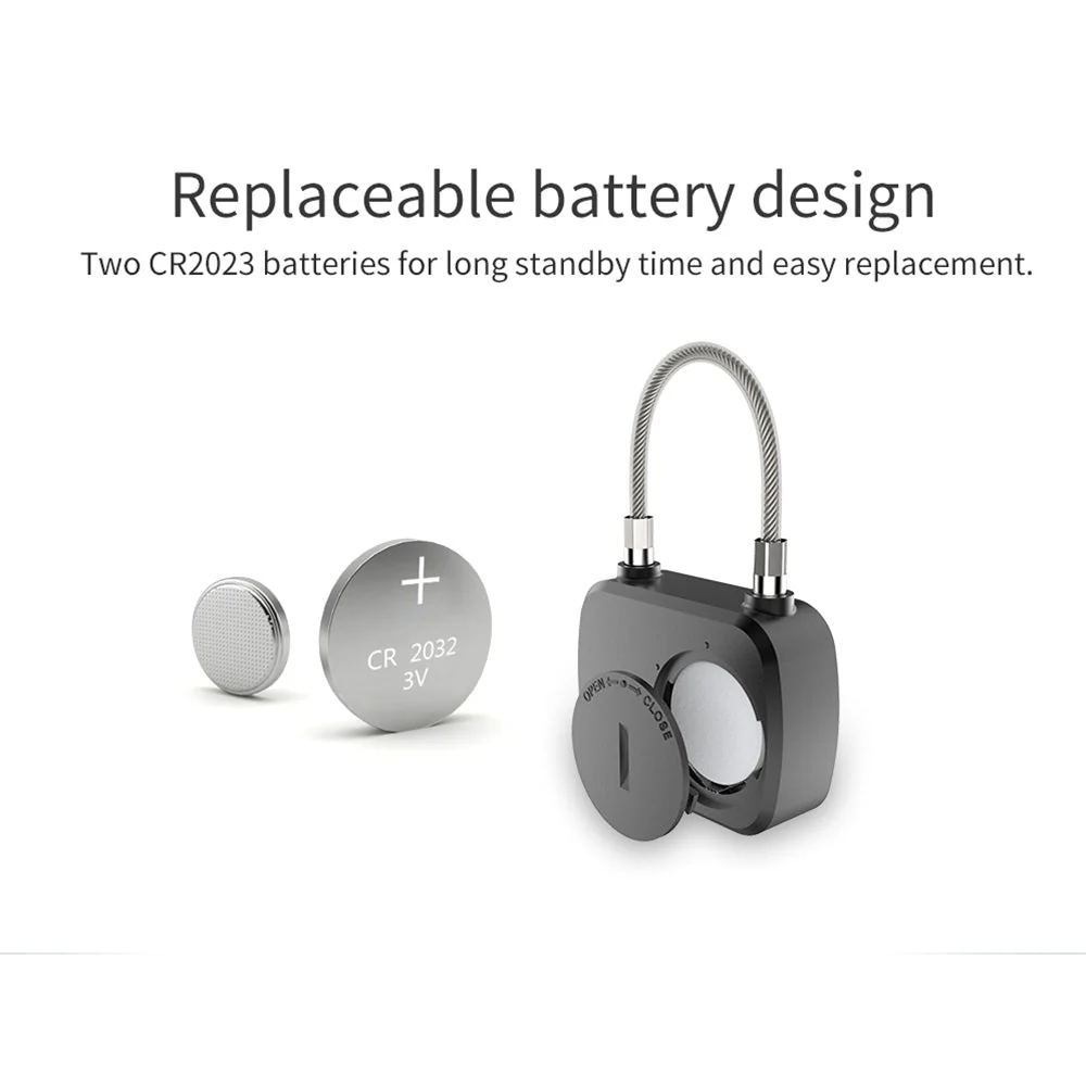 CRONY Mini fingerprint lock Home Use Mini Computer Safety Fingerprint Cabinet Lock - Image 9