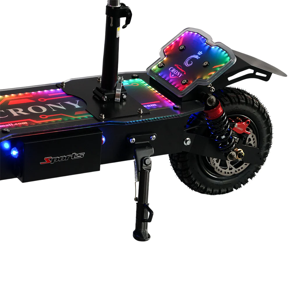 CRONY MK-11 Off Road Dual Motor 4000Wx2 Electric Scooter Big LCD Display Speed upto DiscBrake Front/Rear - Image 12