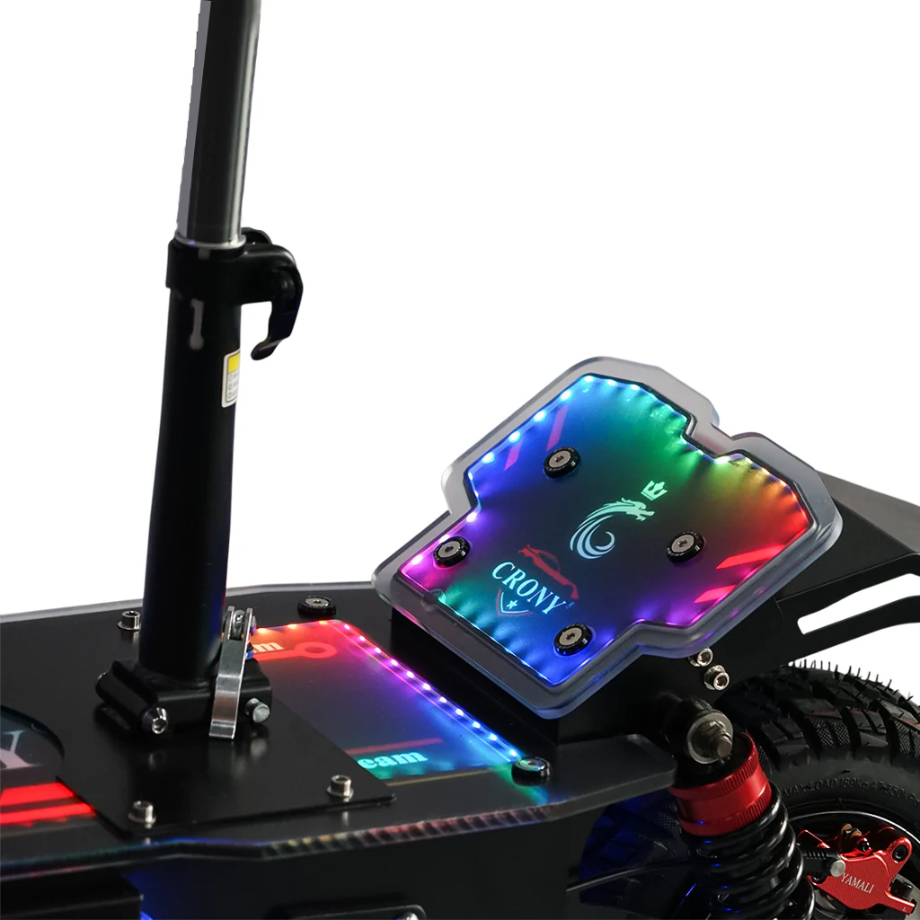 CRONY MK-11 Off Road Dual Motor 4000Wx2 Electric Scooter Big LCD Display Speed upto DiscBrake Front/Rear - Image 24