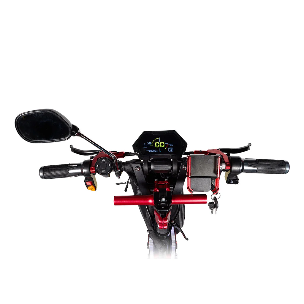 CRONY MK-11 Off Road Dual Motor 4000Wx2 Electric Scooter Big LCD Display Speed upto DiscBrake Front/Rear - Image 7