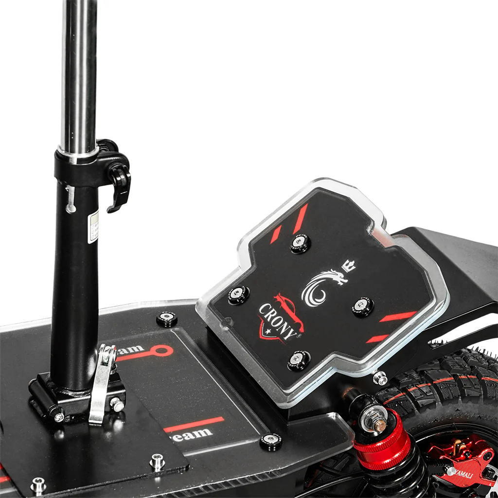 CRONY MK-11 Off Road Dual Motor 4000Wx2 Electric Scooter Big LCD Display Speed upto DiscBrake Front/Rear - Image 9