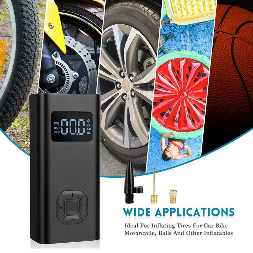 CRONY NEW Portable Electric Air Inflator 12v 150PSI Rechargeable 6500mAh Car Pump Tire Inflator Cordless Portable Compressor - Image 6