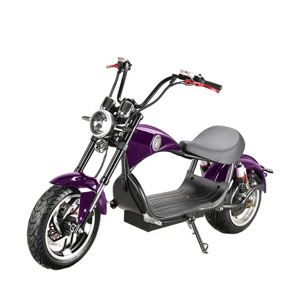 CRONY X1 Harley Electrocar car With BT Speaker Electrocar car Citycoco Fat Tire Electric Motorcycle Purple