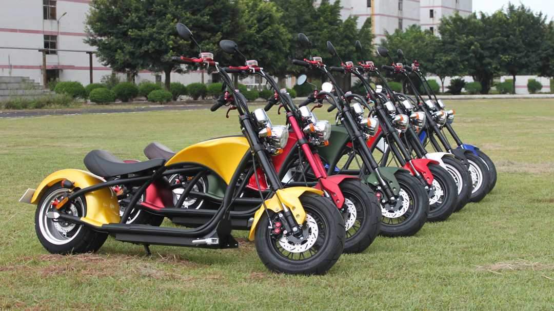CRONY X1 Harley Electrocar car With BT Speaker Electrocar car Citycoco Fat Tire Electric Motorcycle Purple - Image 7