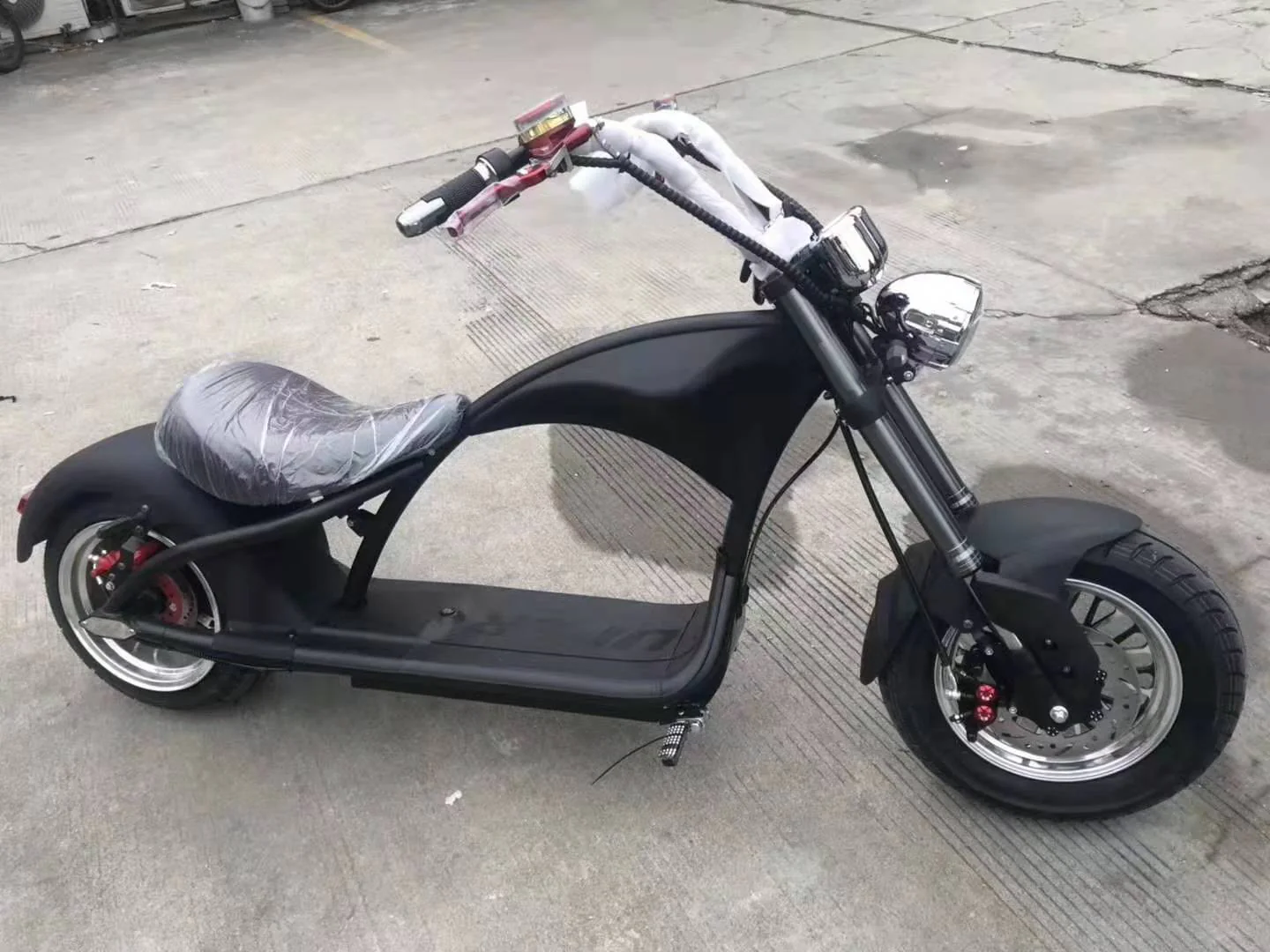 CRONY X1 Harley Electrocar car With BT Speaker Electrocar car Citycoco Fat Tire Electric Motorcycle Purple - Image 8
