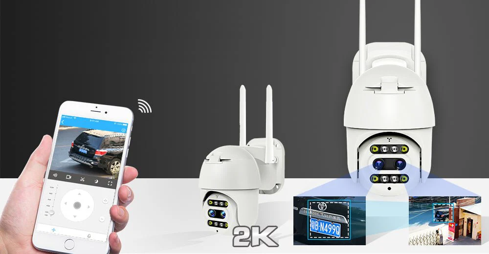CRONY NIP-21HS carecam PRO APP ball Face recognition and shooting linkage alarm Voice alarm Day and night full color dual lens camera - Image 8