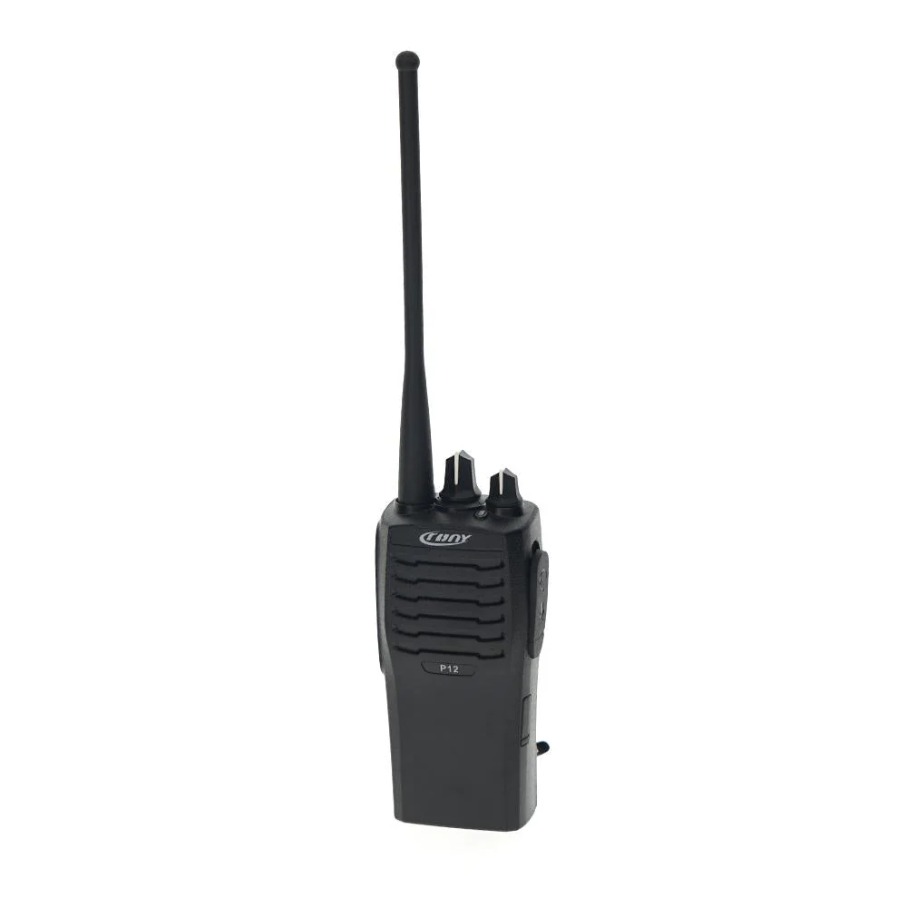 Crony 12W P12 Wireless Two Way Radio Rechargeable Walkie Talkies for Camping Hiking 10-15 KM Hunting Black - Image 2
